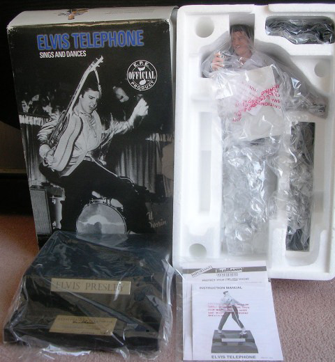 (image for) Elvis Presley Telephone Animated Sings and Dances Telemania - Click Image to Close